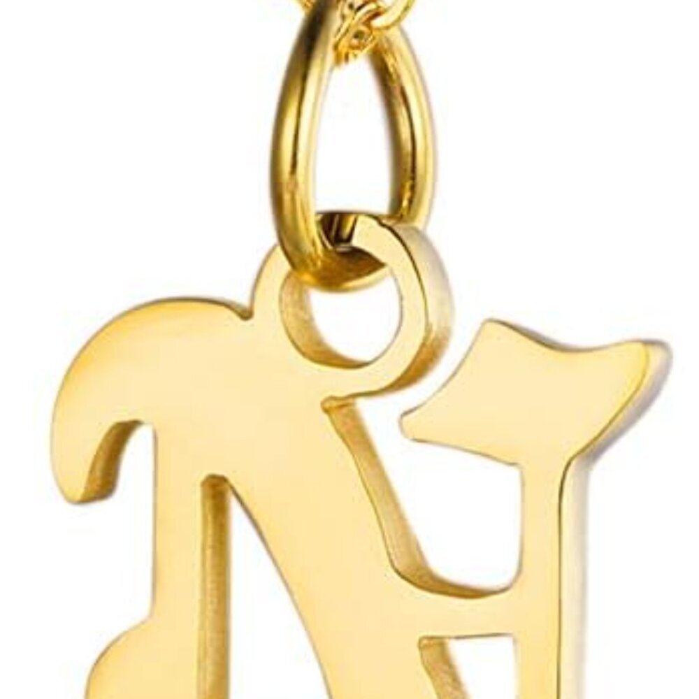 Letter Necklaces for Women Personalized Necklaces 18K Gold Plated Initial Pendan